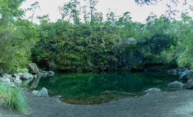 Saltos del Petrohué, ubicado Osorno, región de los lagos, Chile.