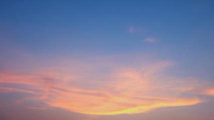 Fototapeta premium Clouds and sky at sunset
