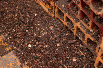 Earth Next to Bricks