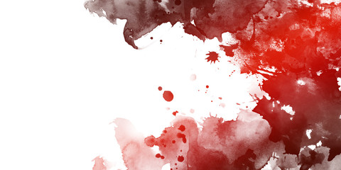  Abstract watercolor red background for your design