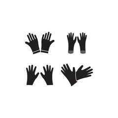 medical gloves icon