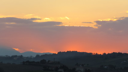 Colori del tramonto 