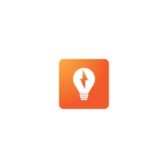 Lamp logo template icon design