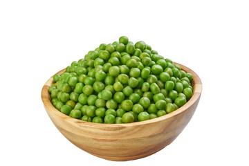 fresh peas in bowl