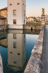 Reflections. Ancient residence of the Doge of Venice. Villa Manin of Passariano.