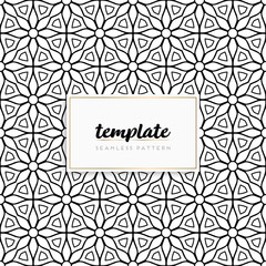 Colorful mandala seamless pattern vector