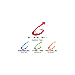 Obraz premium Arrows vector illustration icon logo template design