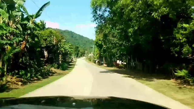 Timelapse Morning Rural Travel in the Province of Capiz, Philippines