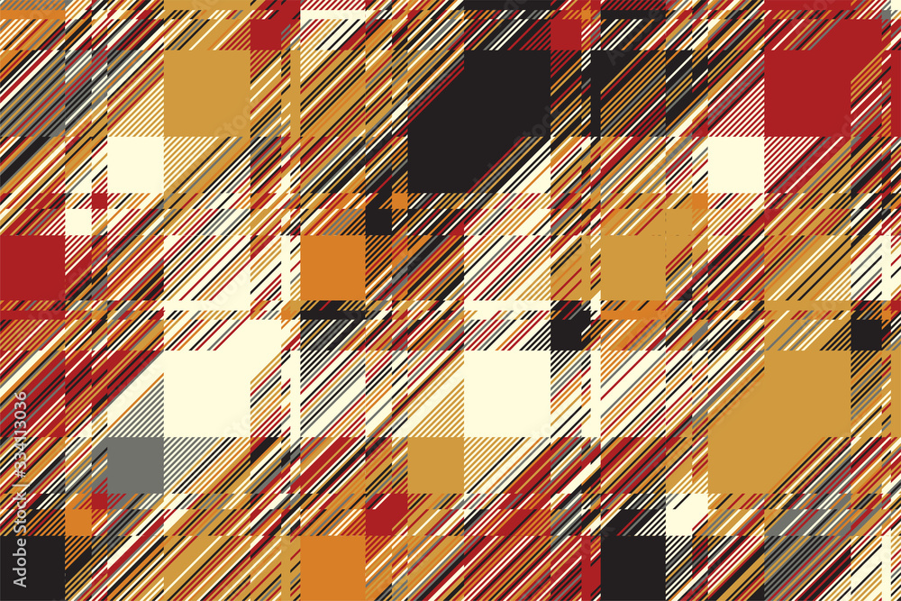 Poster modern glitch background. color geometric abstract pattern vector.