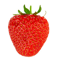Strawberry isolated on white background.