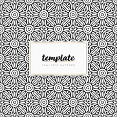 Colorful mandala seamless pattern vector