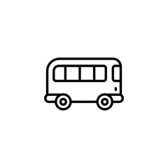 Bus icon. Vector colorful illustration icon for travel. Bus for traffic icon. Bus travel . Bus for city icon. vector icon WEB