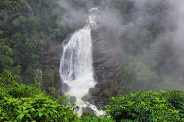Valara Waterfalls in Kerala province, India