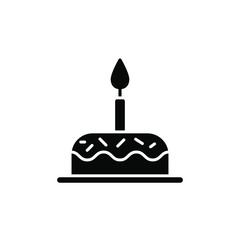 Birthday cake icon template