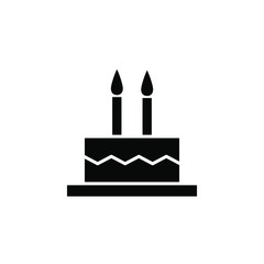 Birthday cake icon template