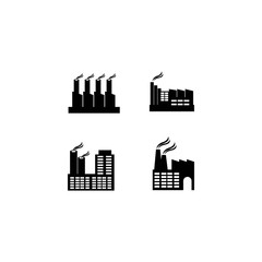 Industry logo template vector icon illustration