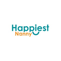 Happiest Nanny Logo Creative and Beauty