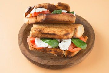 caprese panini sandwich healthy sandwich