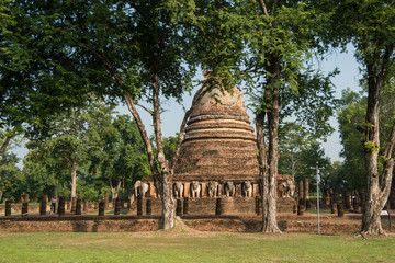 ASIA THAILAND SUKHOTHAI WAT CHANG LOM