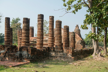 ASIA THAILAND SUKHOTHAI WAT CHEDI SI HONG