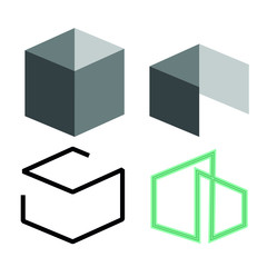 Geometric halftone gradients. Minimal  design backgrounds. Abstract shapes. Vector illustration