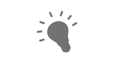 New bulb icon on white background,Light bulb icon,bulb icon