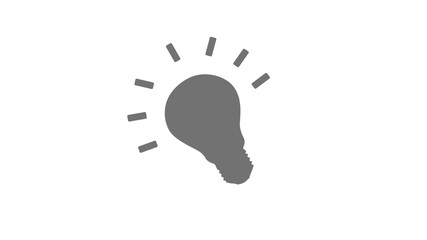New bulb icon on white background,Light bulb icon,bulb icon