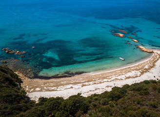 Plage paradisiaque Cupabia corse du sud 
