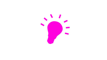 Bulb icon,light bulb icon,Innovative idea modern stylish icon with light bulb