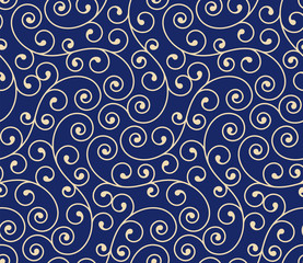 Vintage seamless pattern with elements. Elegant luxury texture for wallpapers, backgrounds and page fill. 