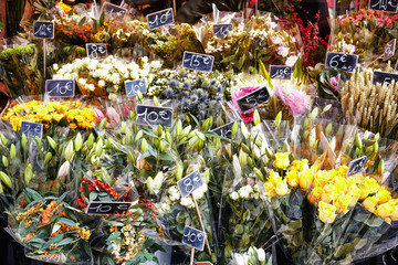 Flower shop in Paris, France