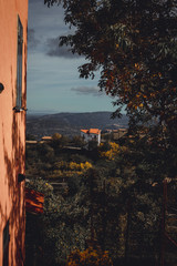 Fototapeta na wymiar Old town, Tuscany, italy
