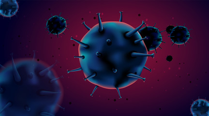 Coronavirus-2019 concept for asian flu outbreak and coronavirus influenza, dangerous flu cases pandemic