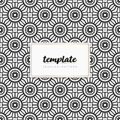 Colorful mandala seamless pattern vector