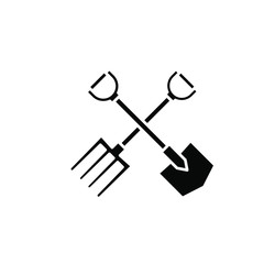 shovel and fork icon
