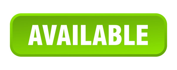 available button. available square 3d push button