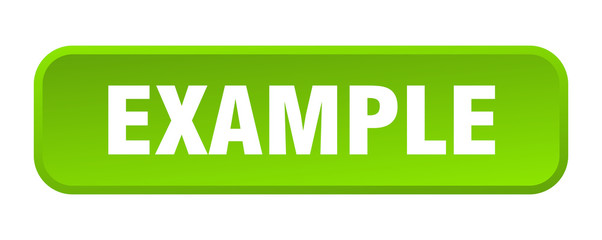 example button. example square 3d push button