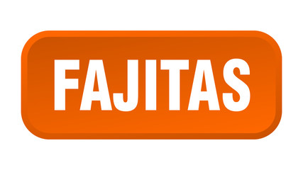fajitas button. fajitas square 3d push button
