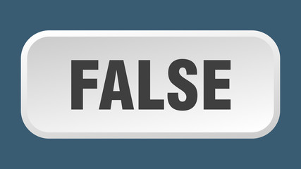 false button. false square 3d push button