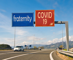 warnings against Covid-19, all united against the virus