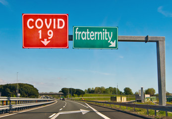 warnings against Covid-19, all united against the virus