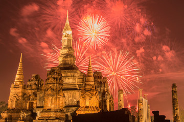 Obraz premium ASIA THAILAND SUKHOTHAI LOY KRATHONG