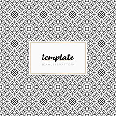 Colorful mandala seamless pattern vector