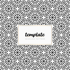 Colorful mandala seamless pattern vector