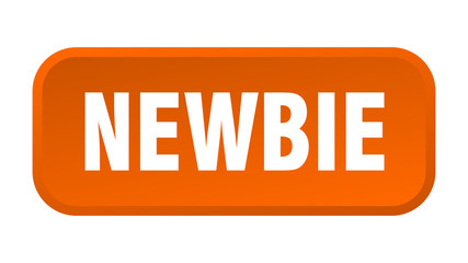 newbie button. newbie square 3d push button