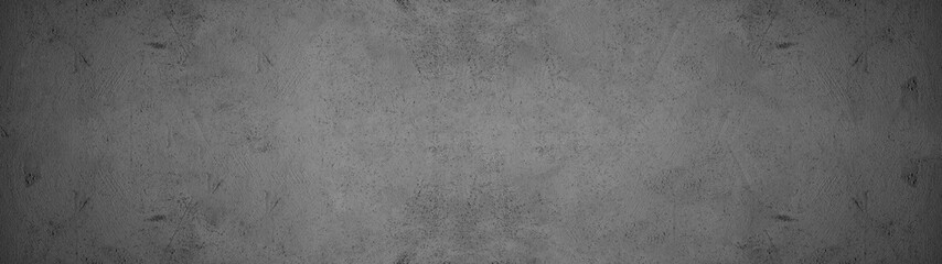 Gray anthracite cement stone concrete texture background panorama banner long	