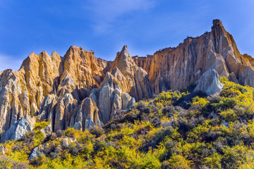 The Clay Cliffs are natural formations of land