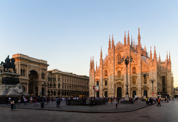 Fototapeta na wymiar Il Duomo di Milan