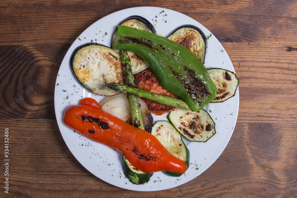 Canvas Prints tasty barbecue vegetables