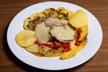 Fried Wiener schnitzel